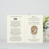 Elegant-katholiek programma voor massale weddensch (Staand voorkant)