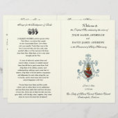 Elegant katholieke Weddenschappen Mass Programme (Voorkant / Achterkant)