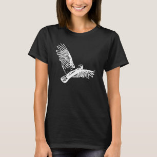 Elegant katkatoenpapegaai op vliegveld t-shirt
