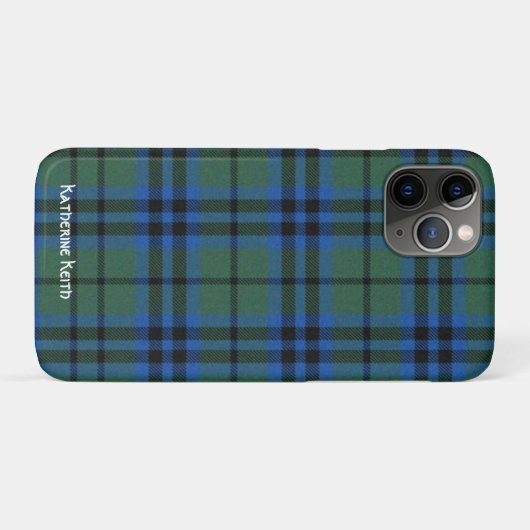 Élégant Keith Tartan Plaid iPhone 5 Coque (Dos (Horizontal))