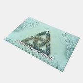 Elegant keltic knot deurmat (Schuin)