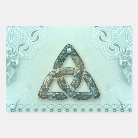 Elegant keltic knot inpakpapier vel (Voorkant)