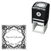 Elegant  Keltisch Knot Border Return Adres Zelfinktende Stempel (In situ)