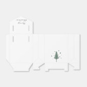 Elegant kerst bedankdoosjes (Uitgevouwen)