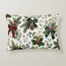 Elegant kerst botanisch patroon