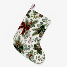 Elegant kerst botanisch patroon