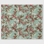 Elegant kerst cadeaupapier (Vlak)