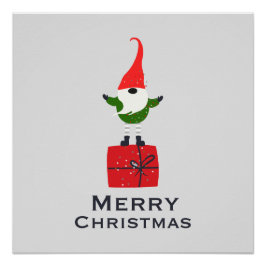 Elegant Kerst Elf Wall Art Poster Perfect Poster