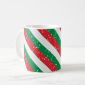 Elegant kerst koffiemok (Voorkant links)