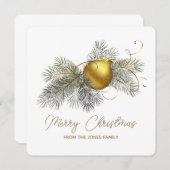 Elegant Kerst Ornament Aangepaste Vakantie Kaart (Voorkant / Achterkant)