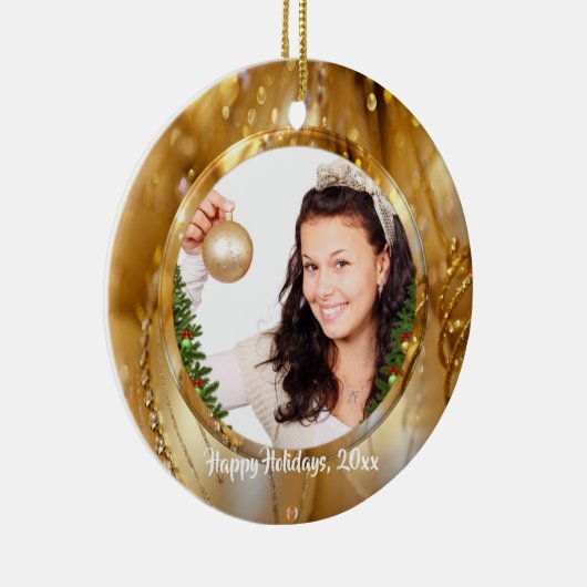 Elegant kerstbal Ball Ornament (Rechts)