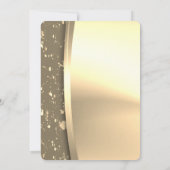 Elegant kerstballen, kerstfeest kaart (Achterkant)