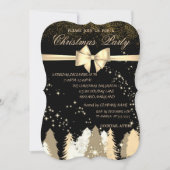 Elegant kerstbomen, feestfeest kaart (Voorkant)