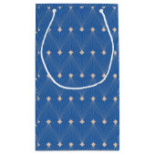 Elegant kerstboom klein cadeauzakje (Achterkant)