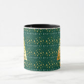 Elegant kerstboom mok (Midden)