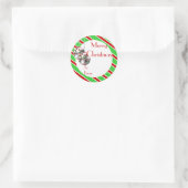 Elegant kerstcadeau label PERSONALISEREN (Tas)