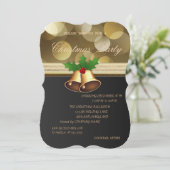 Elegant kerstcadeautjes, kerstfeest kaart (Staand voorkant)