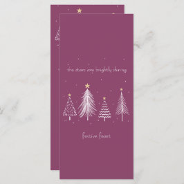 Elegant kerstdiner Paarse Menu