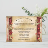 Elegant kerstfeest kaart (Staand voorkant)