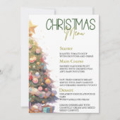 Elegant kerstfeest kaart (Voorkant)