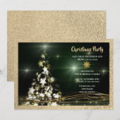 Elegant kerstfeest kaart (Voorkant / Achterkant)