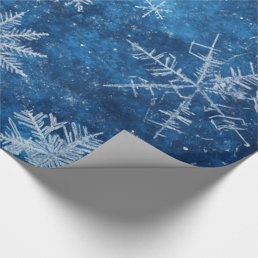 Elegant kerstfeest modern cadeaupapier (Hoek)