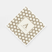 Elegant  kerstfeest servet (Hoek)