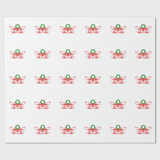 Elegant kerstfeestdessin, stijlvol design cadeaupapier (Vlak)