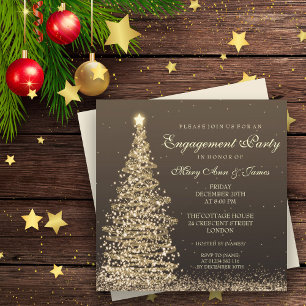 Elegant kerstfeestfeest kaart