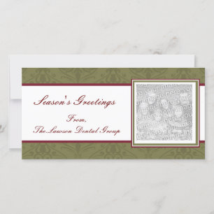 Elegant kerstfotokaarten feestdagenkaart