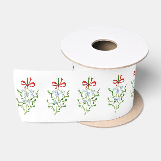 Elegant kerstmannetje lint