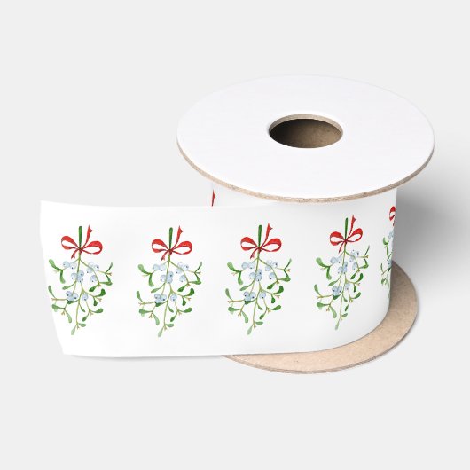 Elegant kerstmannetje lint (Spoel)