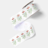 Elegant kerstmannetje lint (Achterkant)