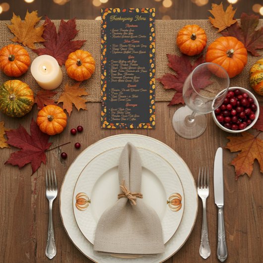 Elegant Kerstmenu Menu