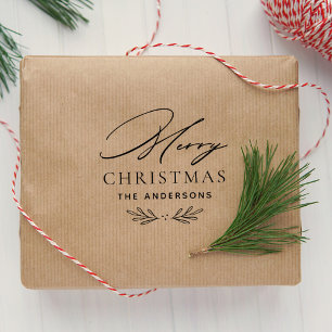 Elegant Kerstmis Botanische Familie Zelfinktende Stempel