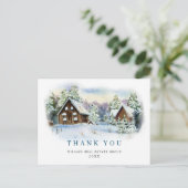 Elegant Kerstmis Corporate Hartelijk dank Briefkaart (Staand voorkant)