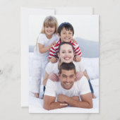 Elegant Kerstmis met foto-holiday-kaart Feestdagenkaart (Achterkant)