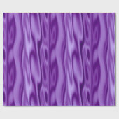 Elegant Kerstmis Paars Faux Satin Graphic Cadeaupapier (Vlak)