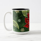 Elegant Kerstmis Poinsettia Coffee Mok (Links)
