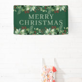Elegant Kerstmis  Spandoek (Insitu)