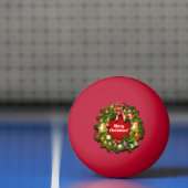Elegant Kerstmis Wreath Ping Pong Ball (Net)