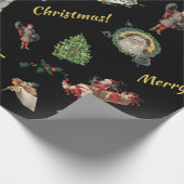  elegant kerstpapier cadeaupapier (Hoek)