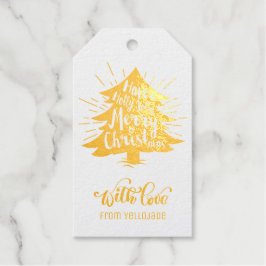 Elegant  kerstseizoenen Gegroet F Cadeaulabels