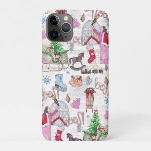 Elegant kerstsprookje iPhone 11 pro hoesje