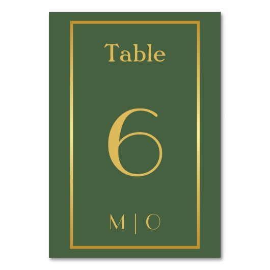 Elegant kersttafel nummer kaart (Achterkant)