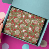 Elegant kerstvakantieboomkleuren tissuepapier