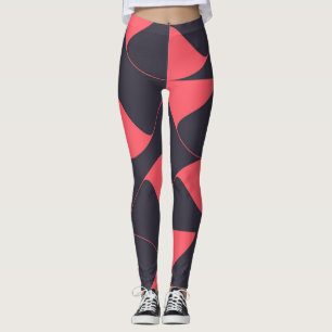 Elegant, kic, abstracte cirkelvormige geometrische leggings