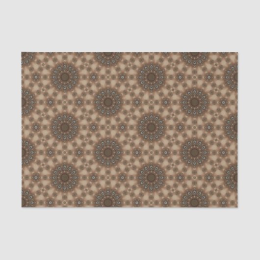 Elegant klassevol geometrisch patroon Abstract mod Tissuepapier (Voorkant)