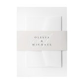 Elegant klassiek kalligrafie bruiloft uitnodigingen wikkel (Voorkant Voorbeeld)