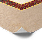 Elegant klassiek mannelijk gezicht in profiel oud  poster (Hoek)